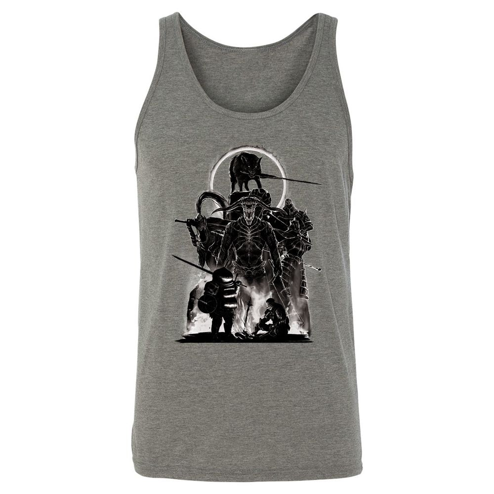 Unisex Jersey Tank - GWNWSLVV - Grey Triblend - 2