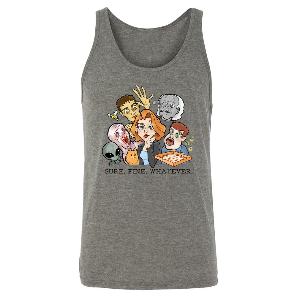 Unisex Jersey Tank - 91FVYHKU - Grey Triblend - 2