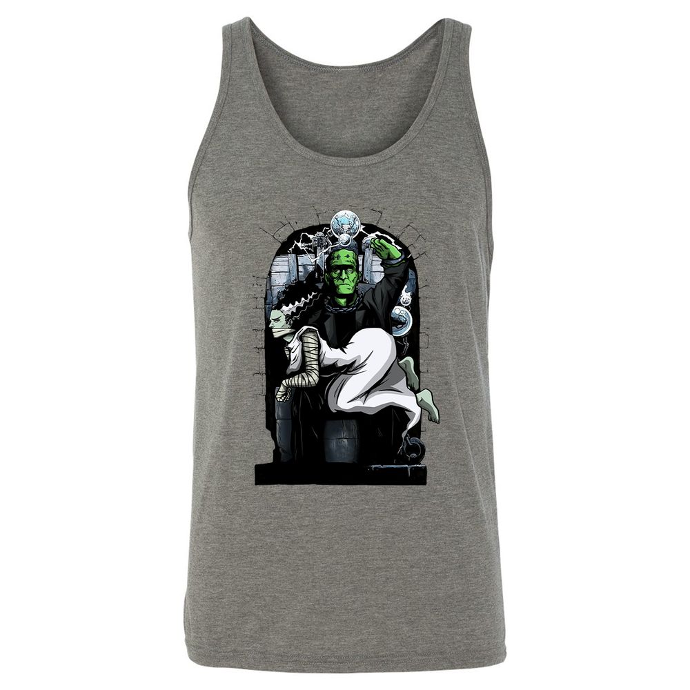 Unisex Jersey Tank - BWQ8RSQ1 - Grey Triblend - 2