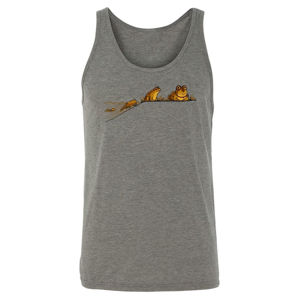 Unisex Jersey Tank - 9XME7N68 - Grey Triblend - 2