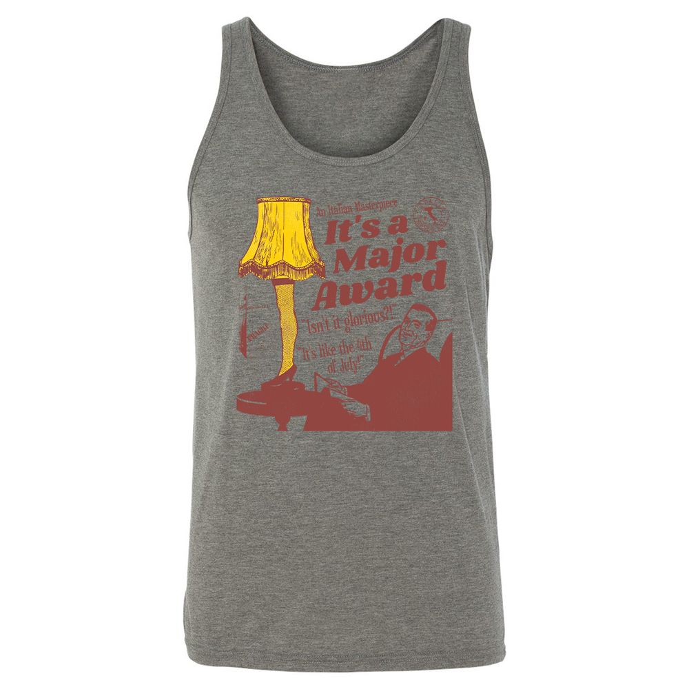 A Christmas Story Leg Lamp - Grey Triblend - 2