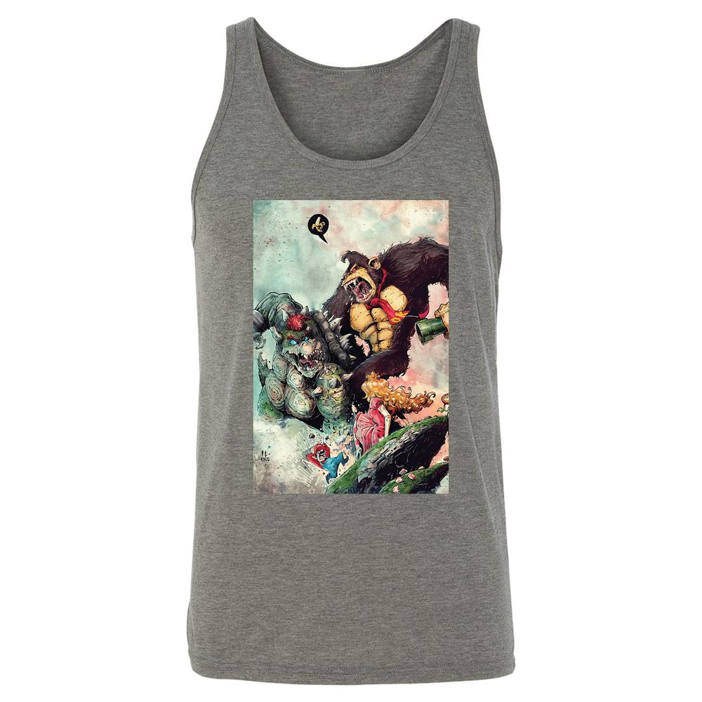 Unisex Jersey Tank - 37AFQHEZ - Grey Triblend - 2