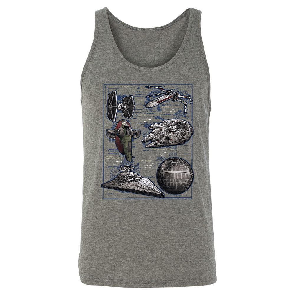 Unisex Jersey Tank - 18MW4JUB - Grey Triblend - 2
