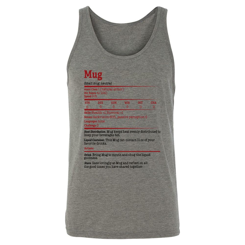 Unisex Jersey Tank - ACDTMKTC - Grey Triblend - 2