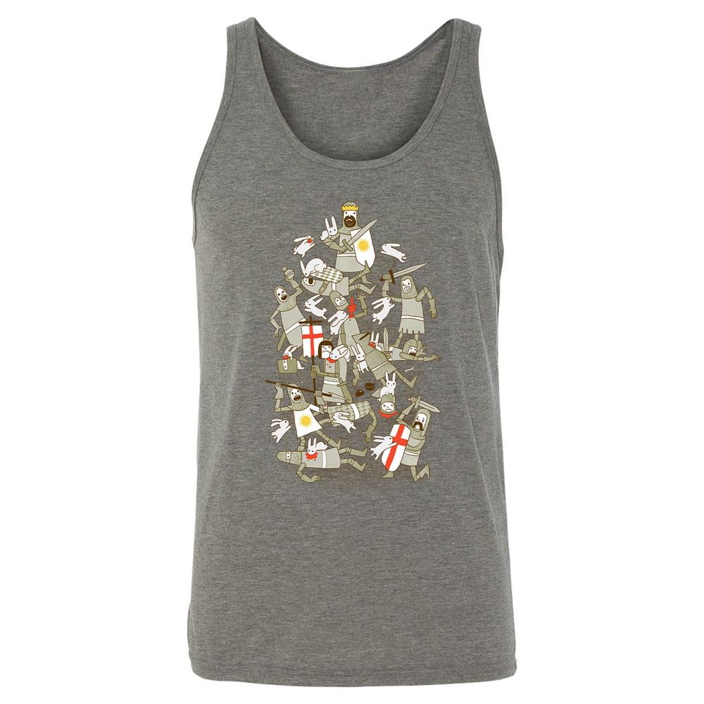 Unisex Jersey Tank - 1JAGTEK7 - Grey Triblend - 2