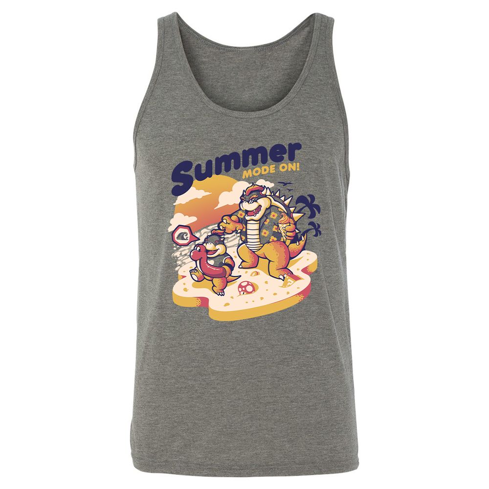 Unisex Jersey Tank - 1Z3ZB1DA - Grey Triblend - 2
