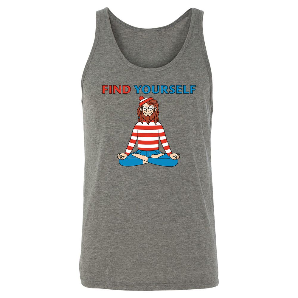 Unisex Jersey Tank - 4STMD6GZ - Grey Triblend - 2