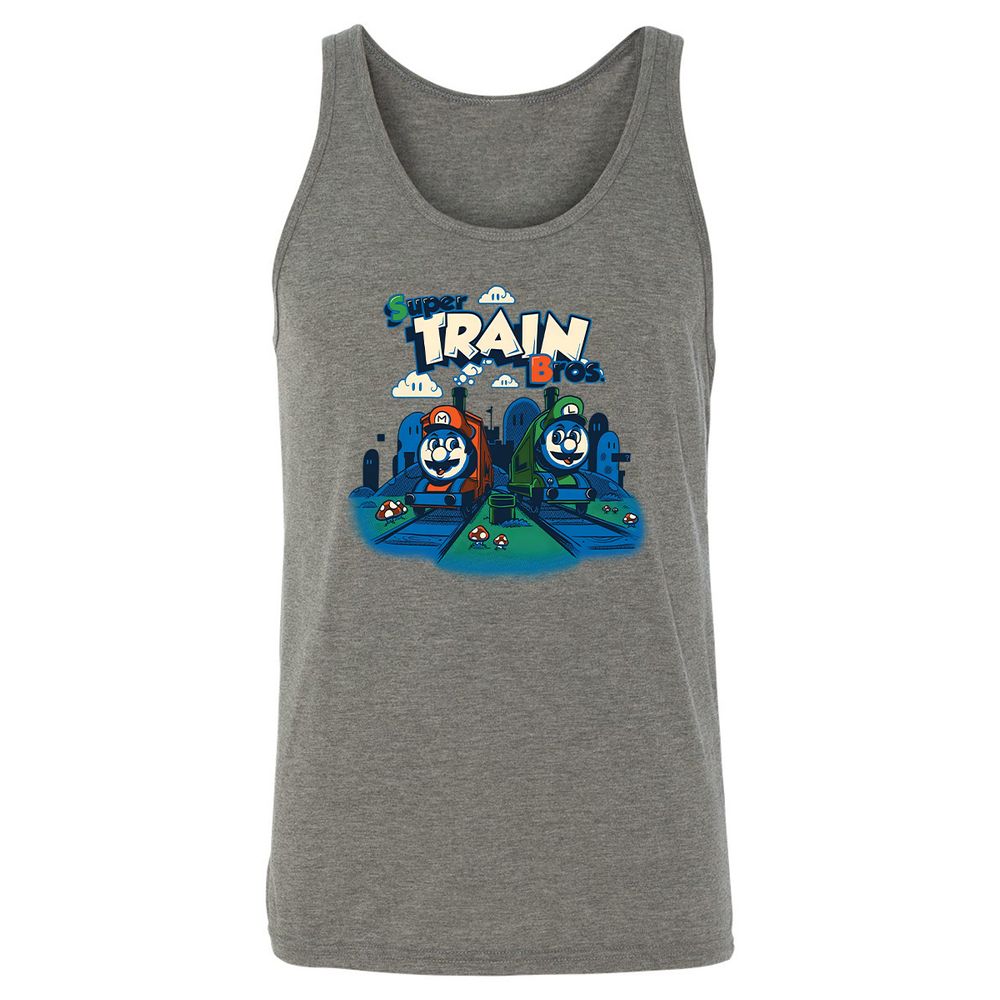 Unisex Jersey Tank - 4ZNBM73A - Grey Triblend - 2