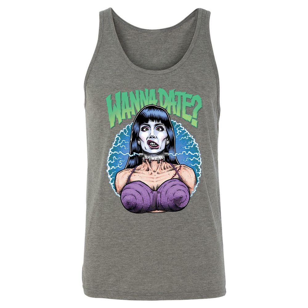 Unisex Jersey Tank - MVR1YYHH - Grey Triblend - 2