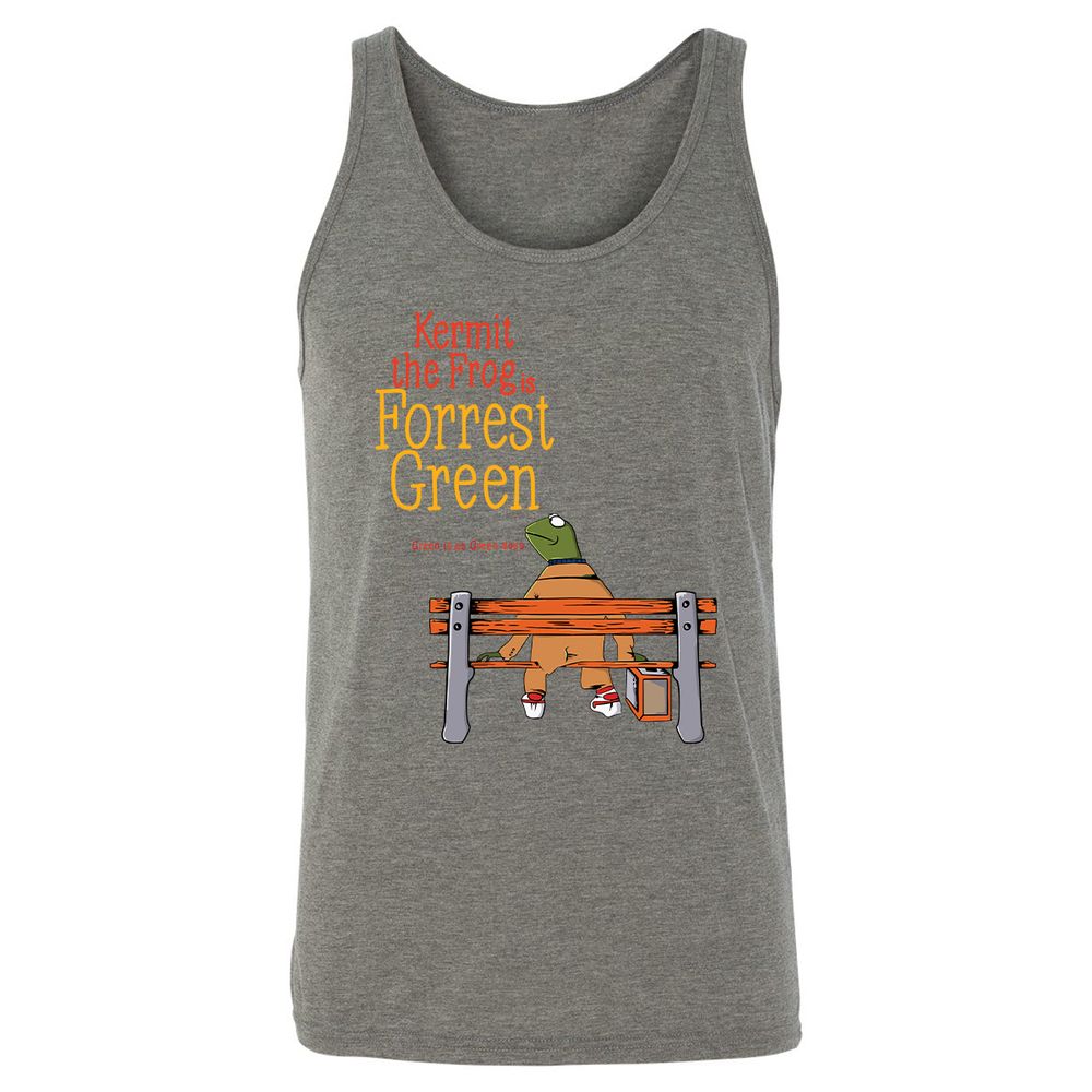The frog forrest green - Grey Triblend - 2