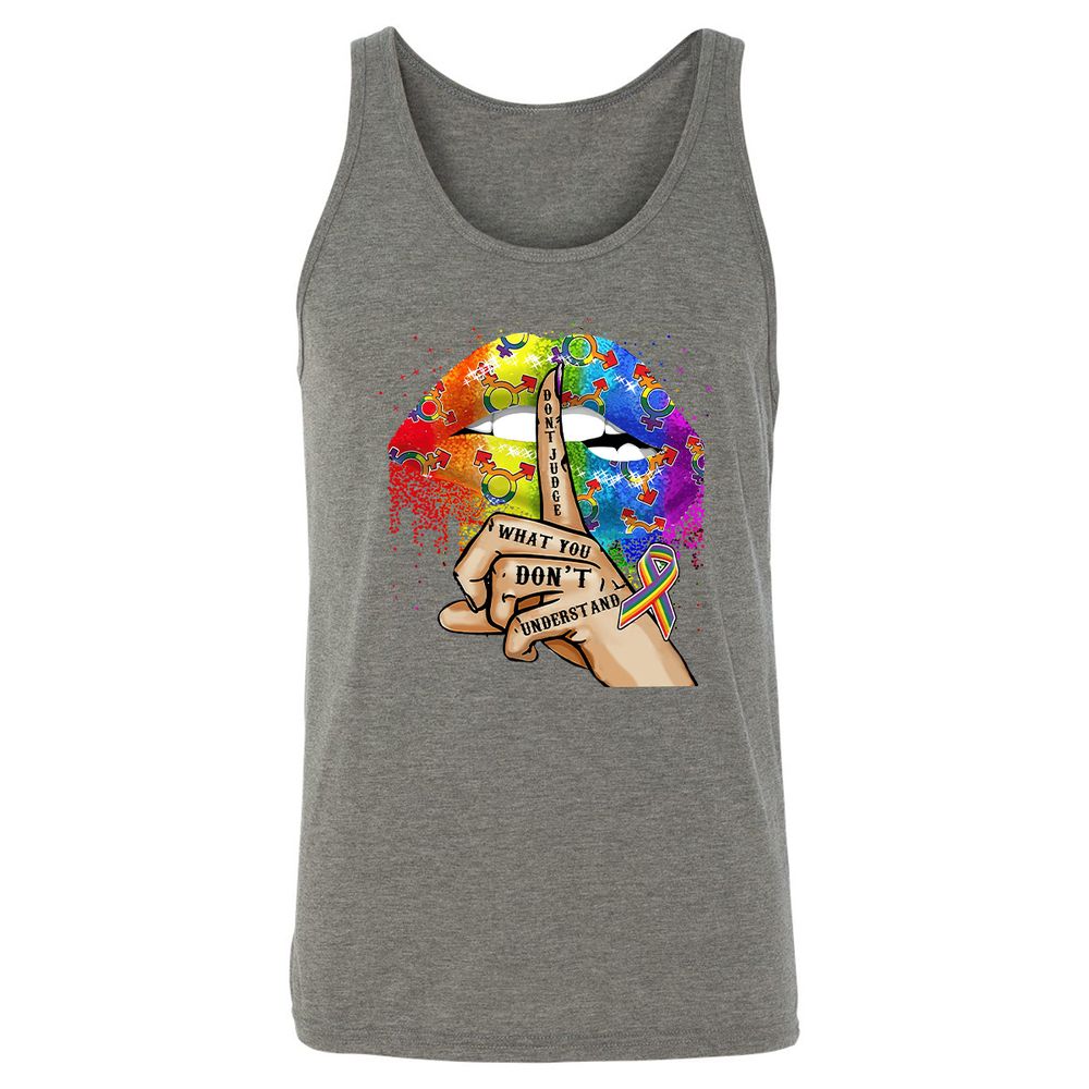 Unisex Jersey Tank - 6V3L7DPP - Grey Triblend - 2