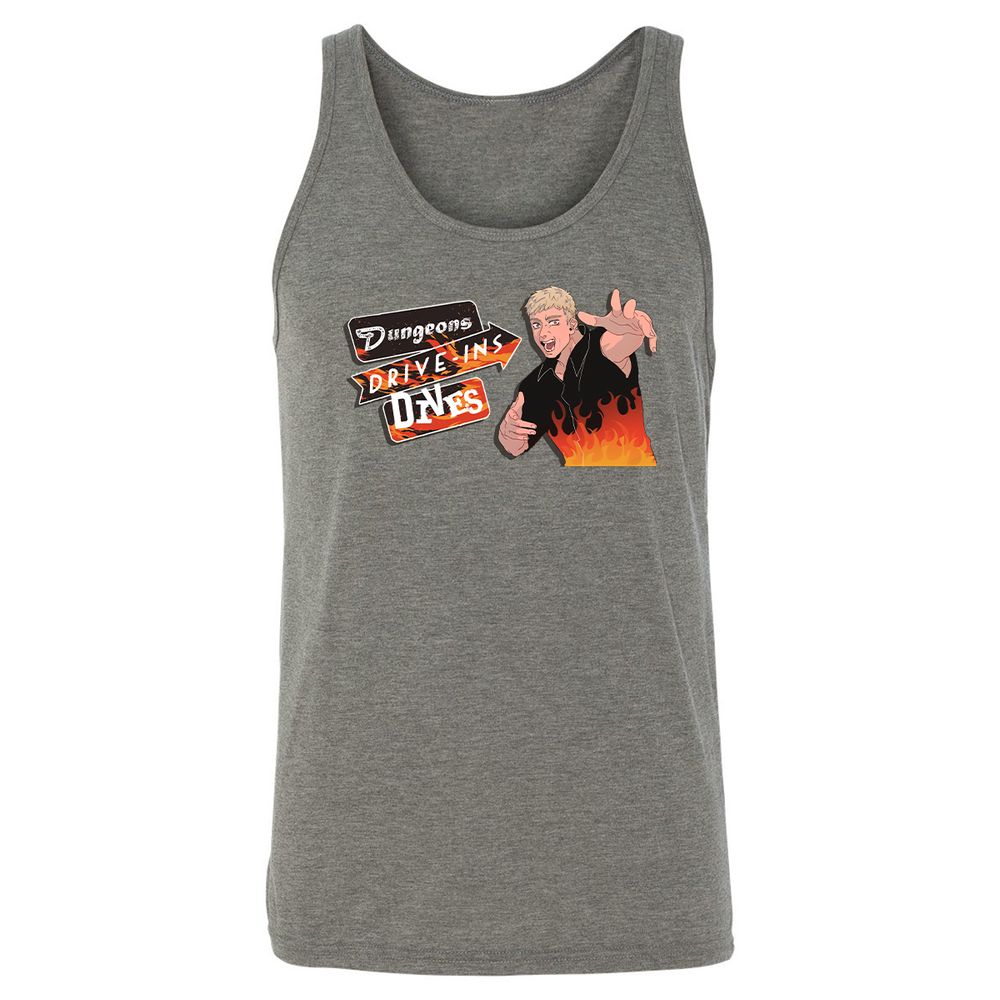 Unisex Jersey Tank - M4VCGTQF - Grey Triblend - 2