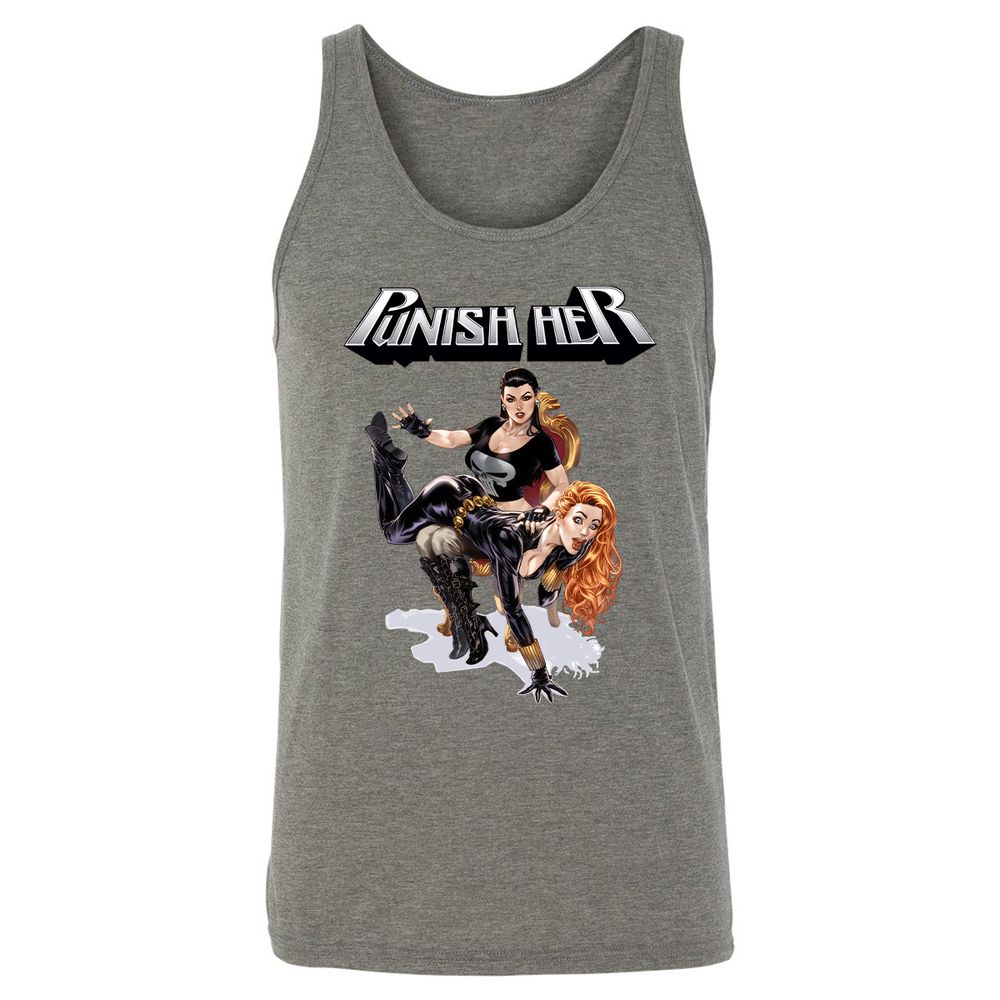Unisex Jersey Tank - DAHESTQZ - Grey Triblend - 2