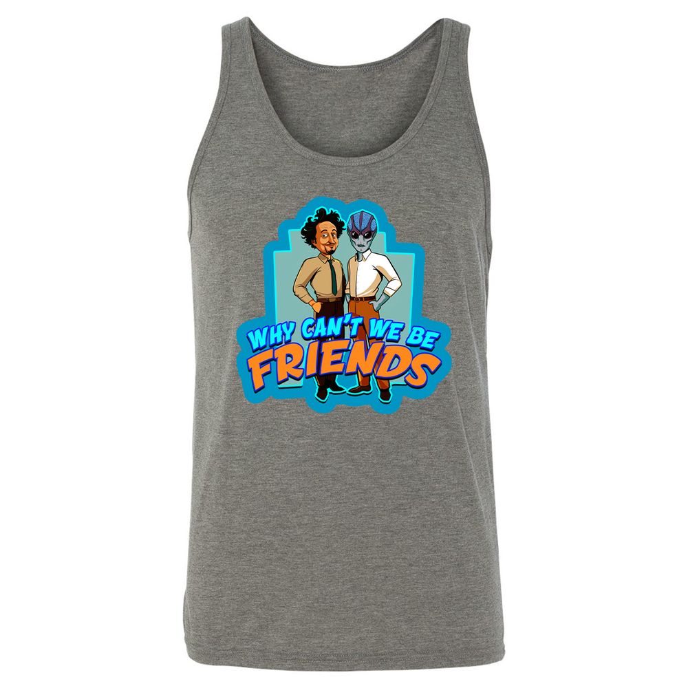 Unisex Jersey Tank - FUGSD9L1 - Grey Triblend - 2