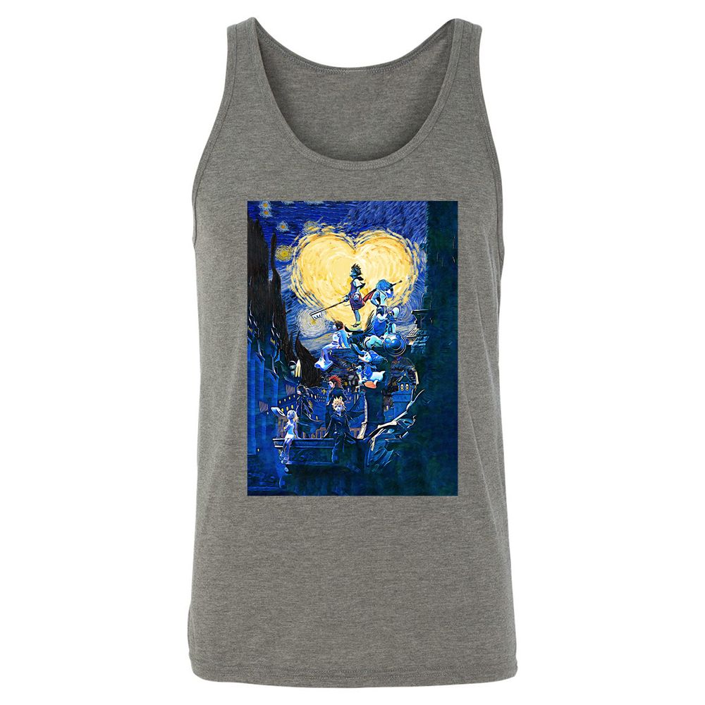 Unisex Jersey Tank - QUA88TEH - Grey Triblend - 2