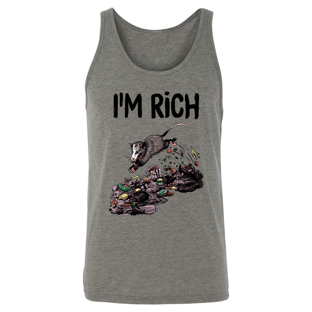 Unisex Jersey Tank - WU2YP8HN - Grey Triblend - 2