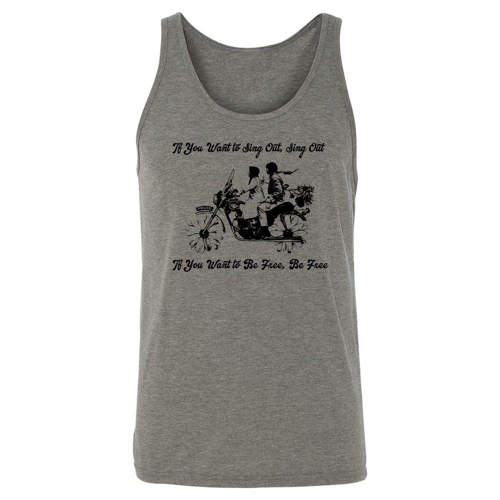 Unisex Jersey Tank - GE567YJN - Grey Triblend - 2