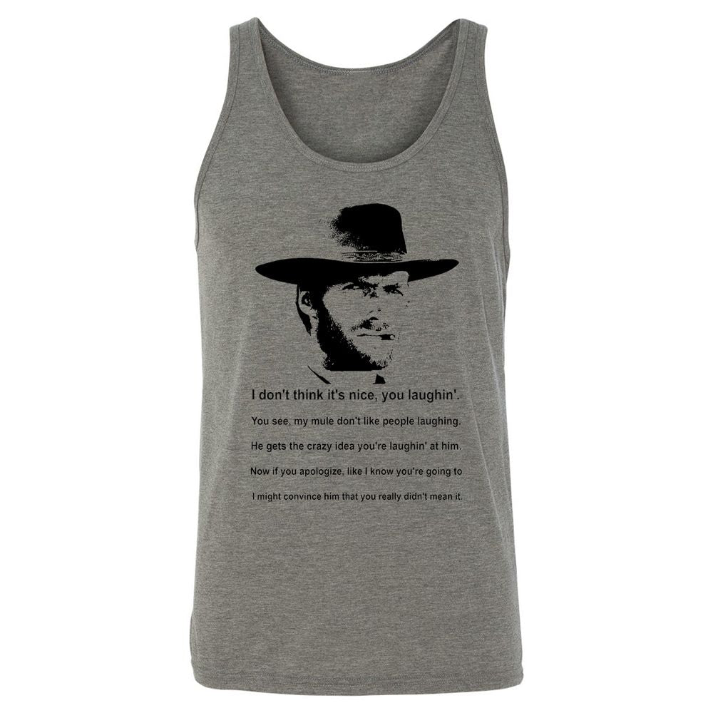 Clint Eastwood Mule Quote - Grey Triblend - 2