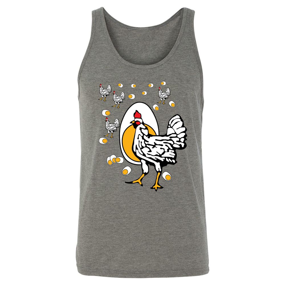 Unisex Jersey Tank - ABJSXZLJ - Grey Triblend - 2