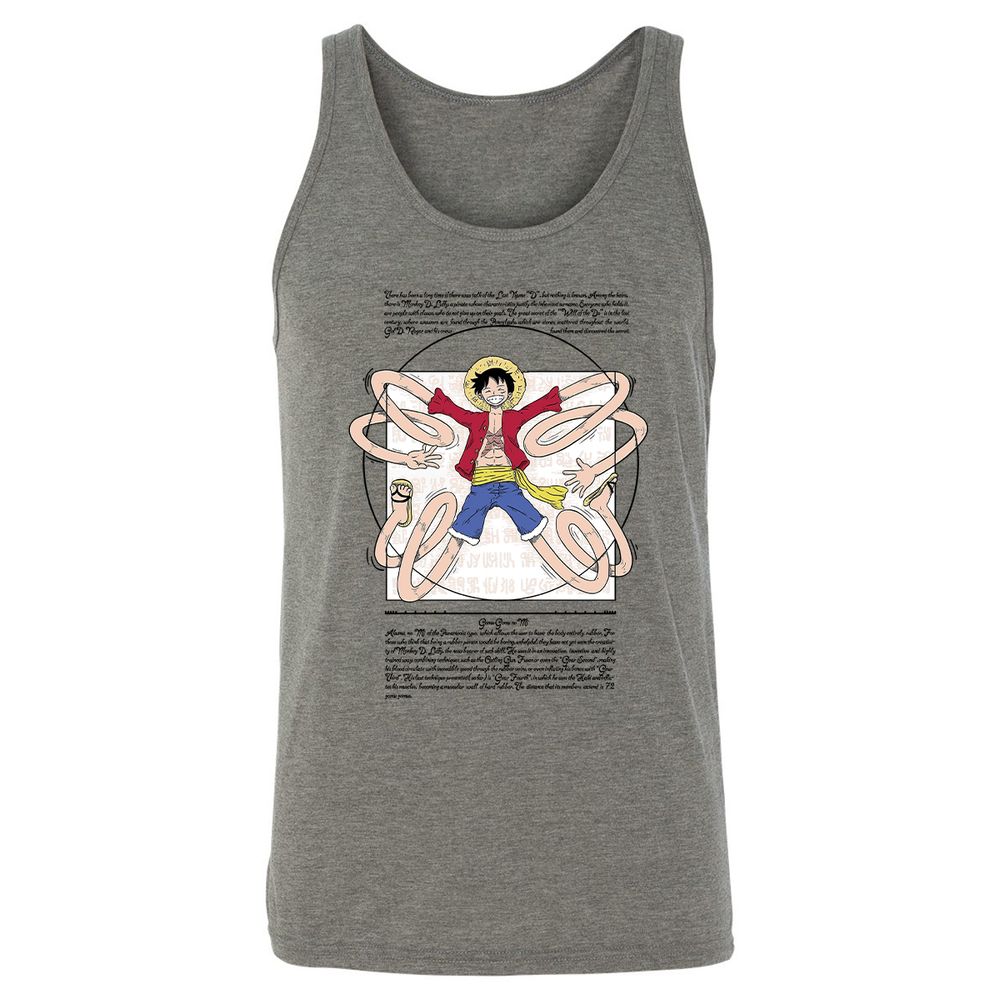 Unisex Jersey Tank - 8VM1D4NJ - Grey Triblend - 2