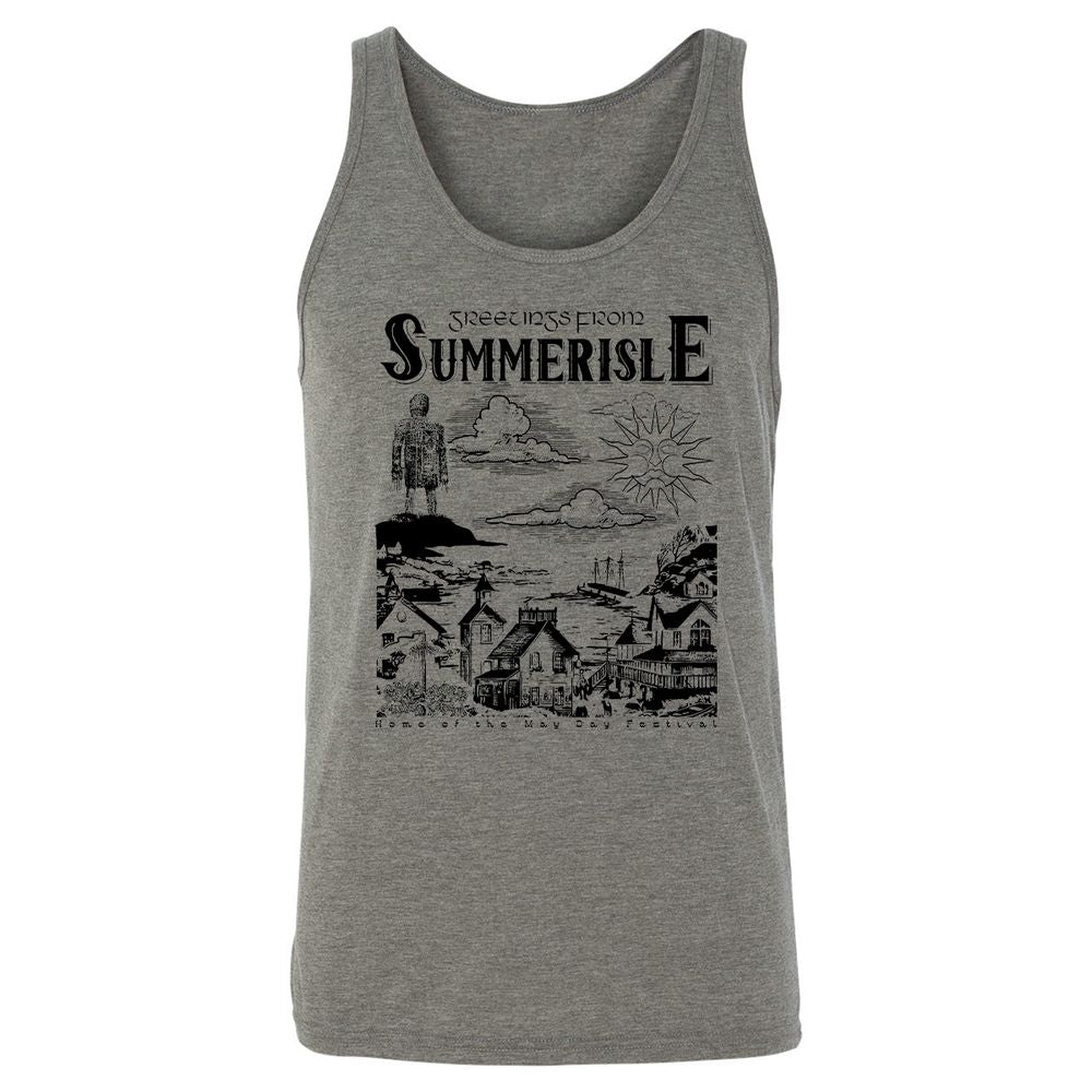 Greetings From Summerisle - Grey Triblend - 2
