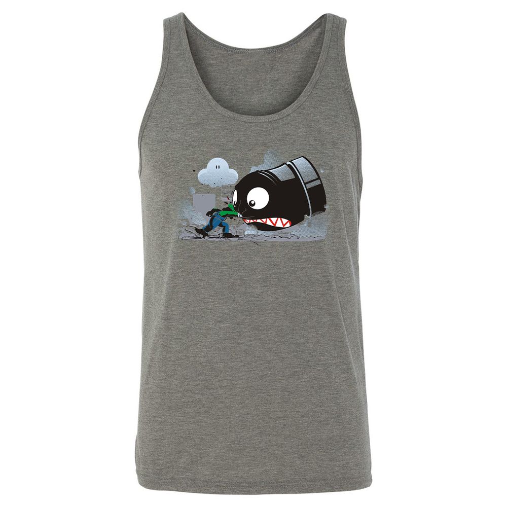Unisex Jersey Tank - R5ANH9PR - Grey Triblend - 2