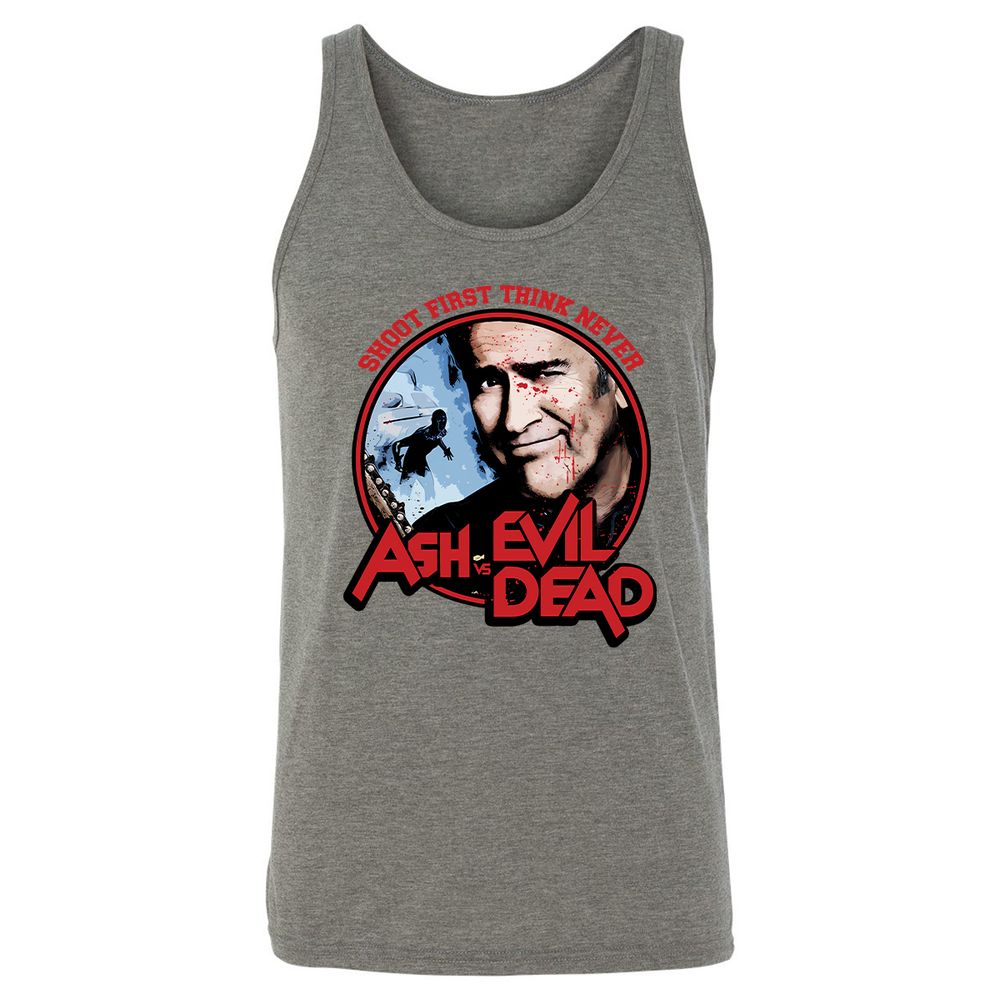 Unisex Jersey Tank - WZEJUVL9 - Grey Triblend - 2