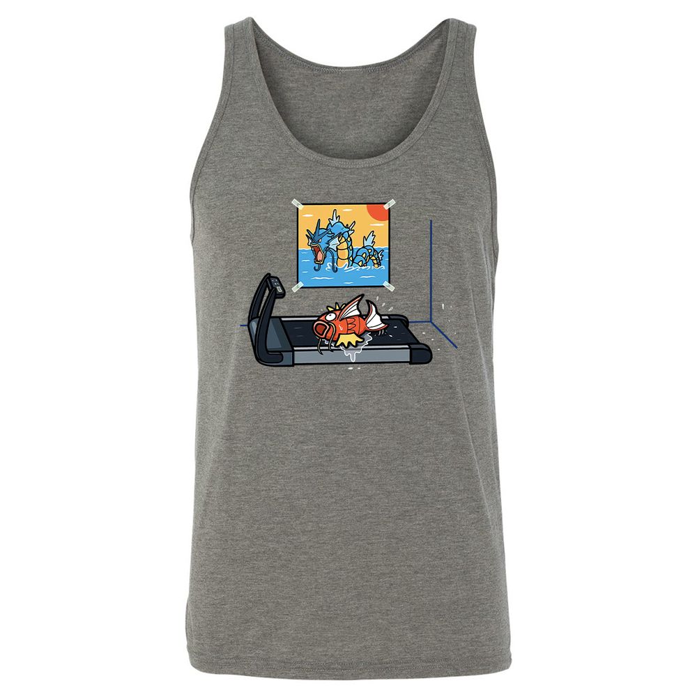 Unisex Jersey Tank - ZFU8K8GB - Grey Triblend - 2