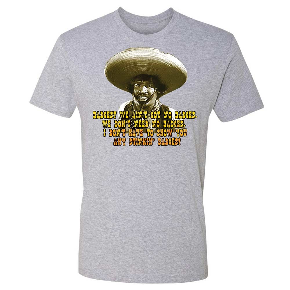 Ain't Got No Stinking Badges - Heather Grey - 2