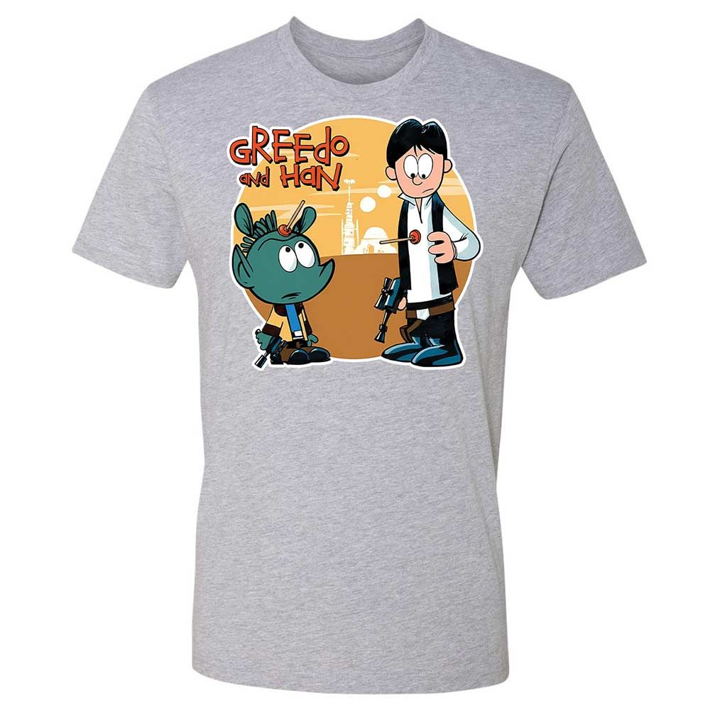 Greedo & Han - Heather Grey - 2