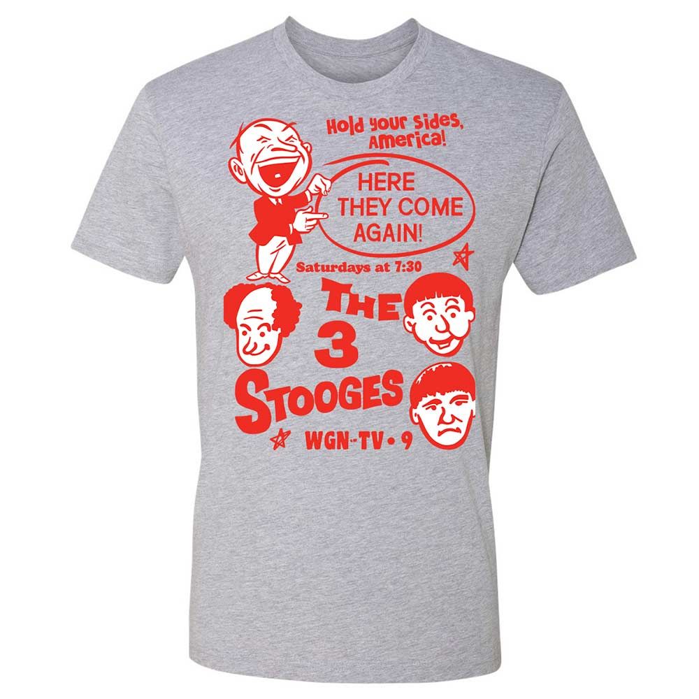 The 3 Stooges - Heather Grey - 2