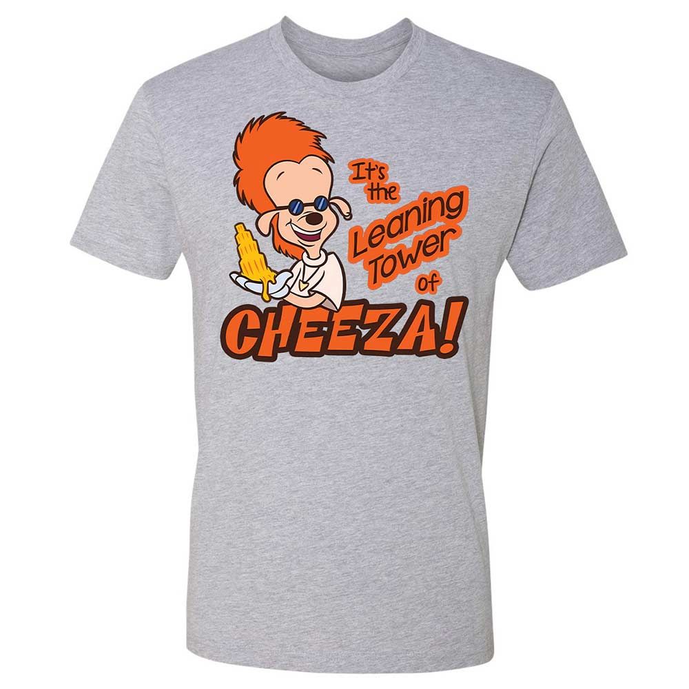 Leaning Tower of Cheeza - Heather Grey - 2