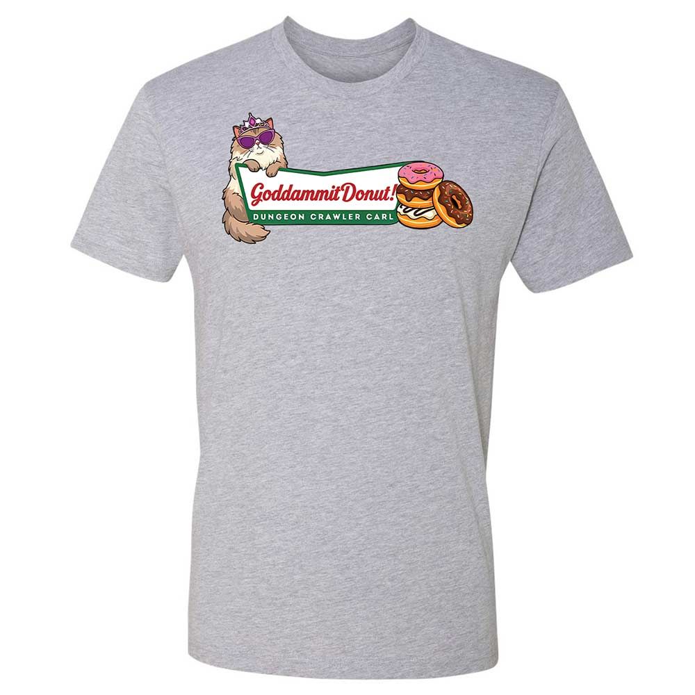 Goddammit Donut - Heather Grey - 2