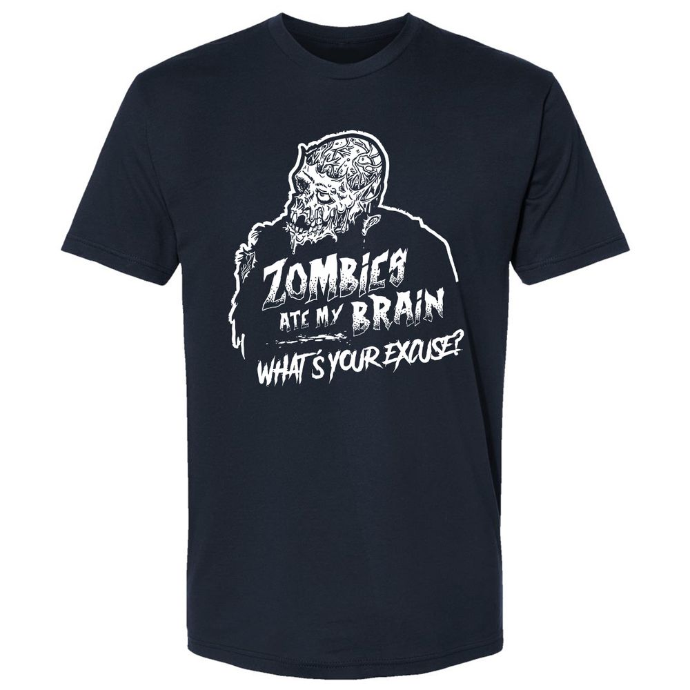 Zombies Ate My Brain - Midnight Navy - 2