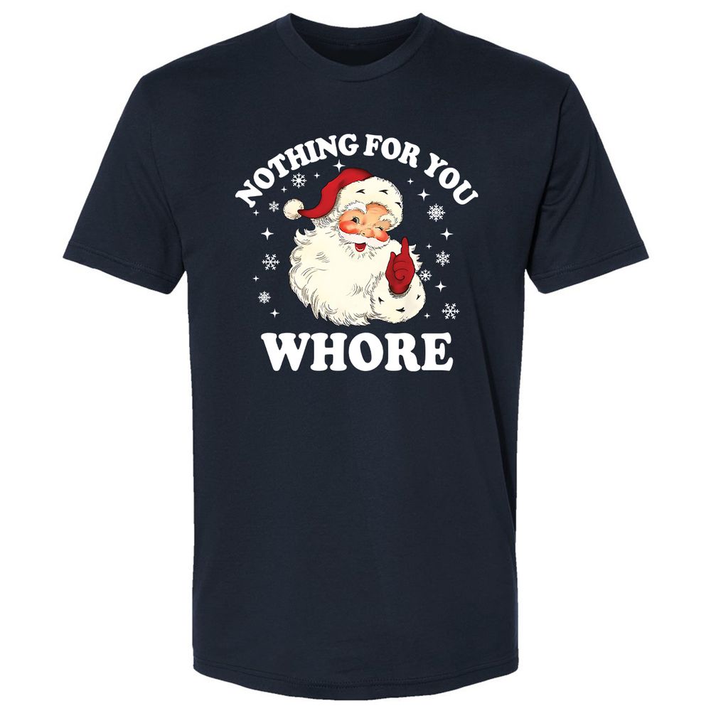 Nothing For You Whore Santa - Midnight Navy - 2