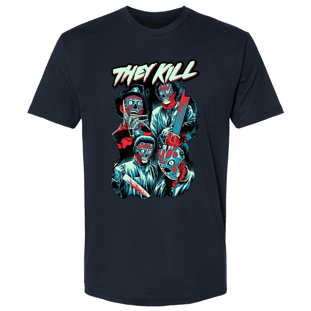Premium Unisex T-Shirt - L9ND38MN - Midnight Navy - 2