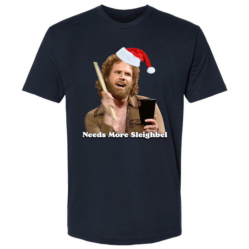 Needs More Sleighbel - Midnight Navy - 2