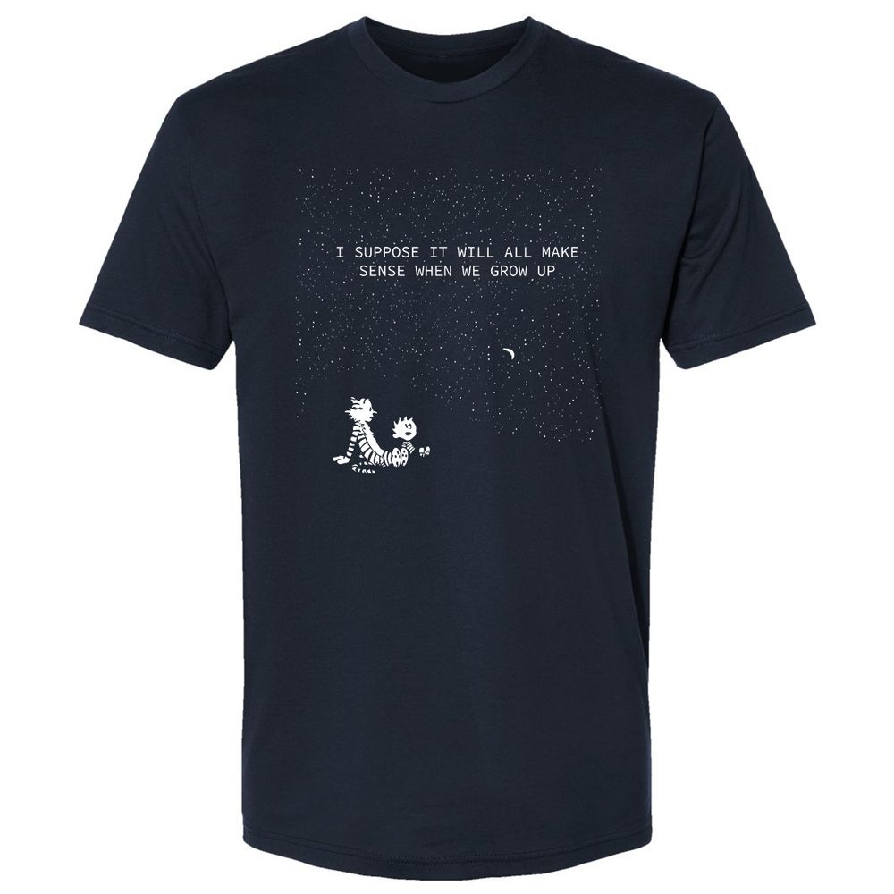 Calvin and Hobbes Stars - Midnight Navy - 2