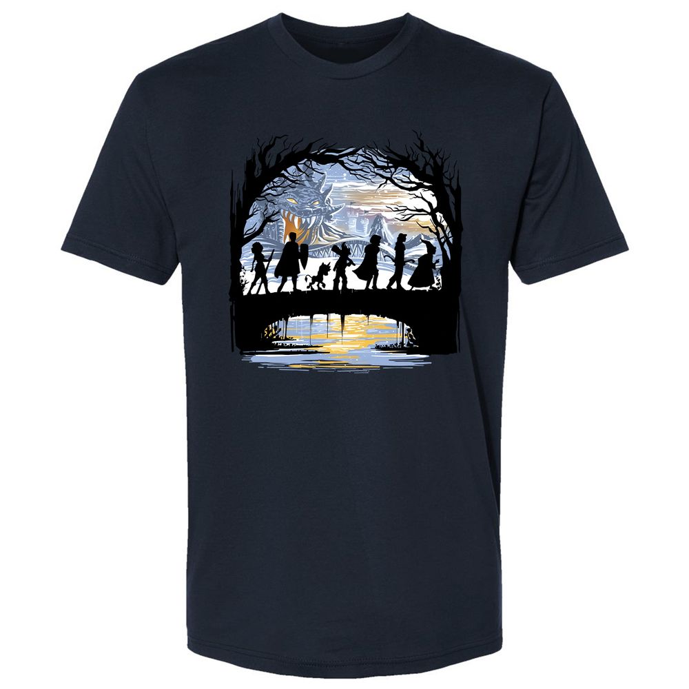 Premium Unisex T-Shirt - 1T3CL4P8 - Midnight Navy - 2