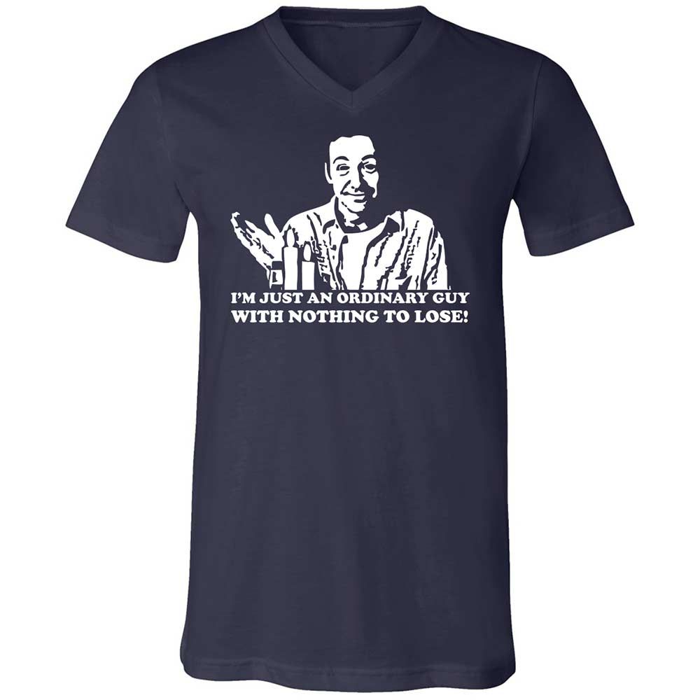 Unisex V-Neck T-Shirt - JMSZVSV4 - Navy - 2