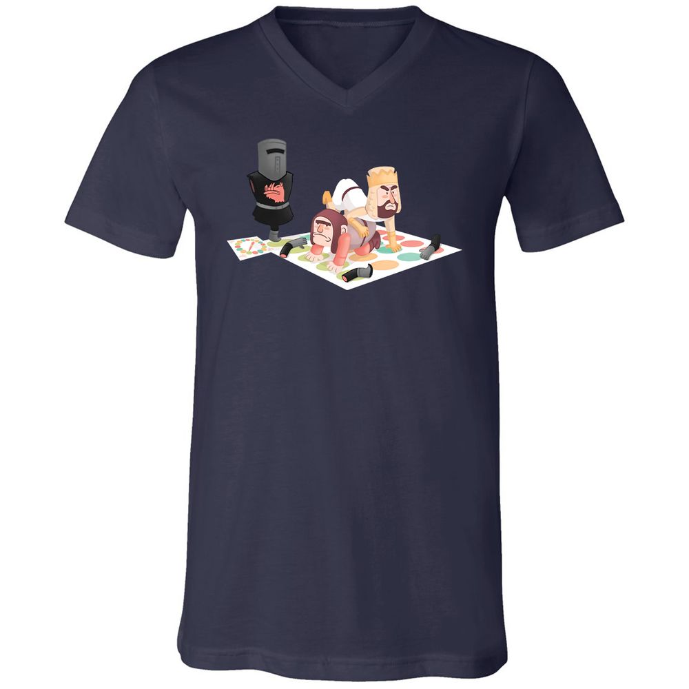 Unisex V-Neck T-Shirt - 262UKWCJ - Navy - 2