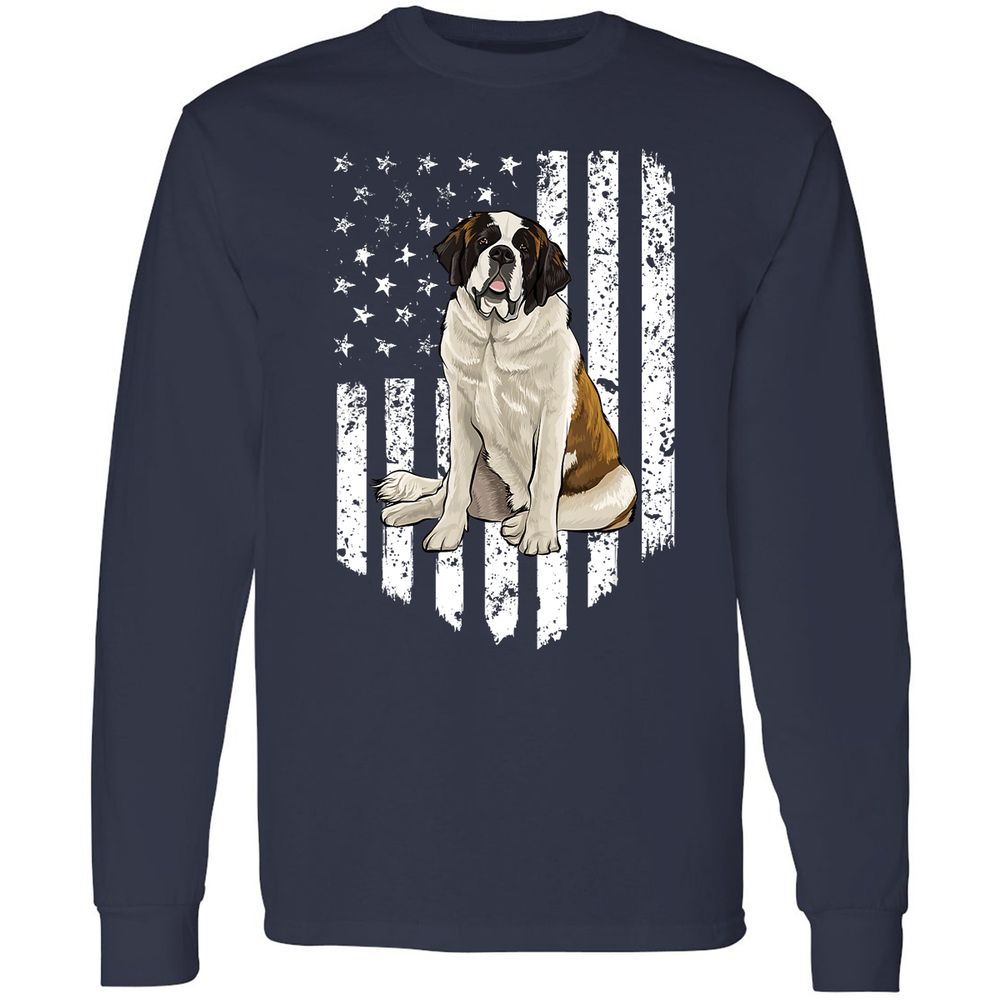 Long Sleeve T-Shirt - 3A4LNP4G - Navy - 2
