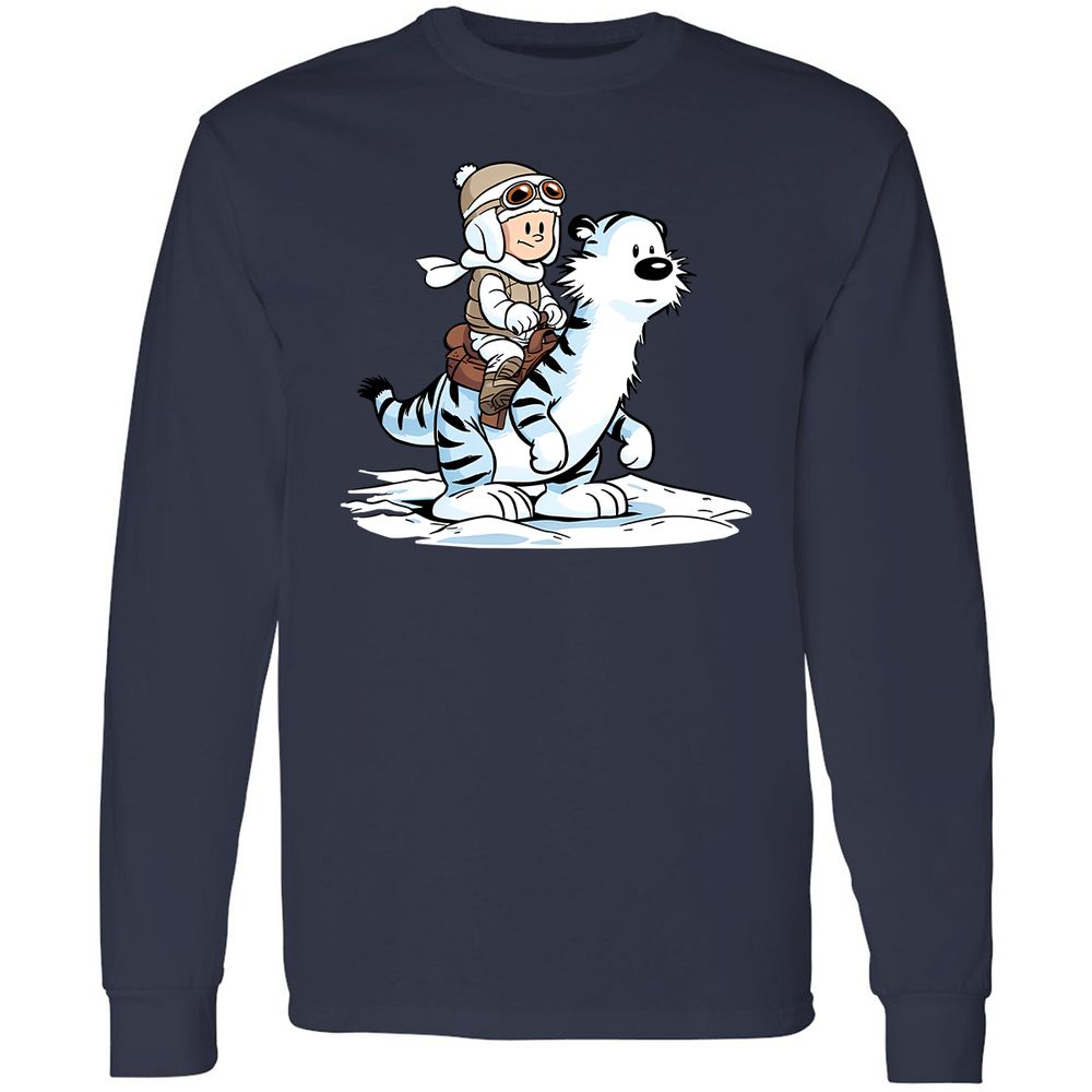 Long Sleeve T-Shirt - 4EJU4KV9 - Navy - 2