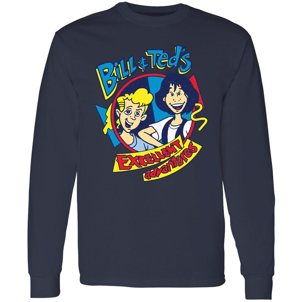 Long Sleeve T-Shirt - FUF964HL - Navy - 2