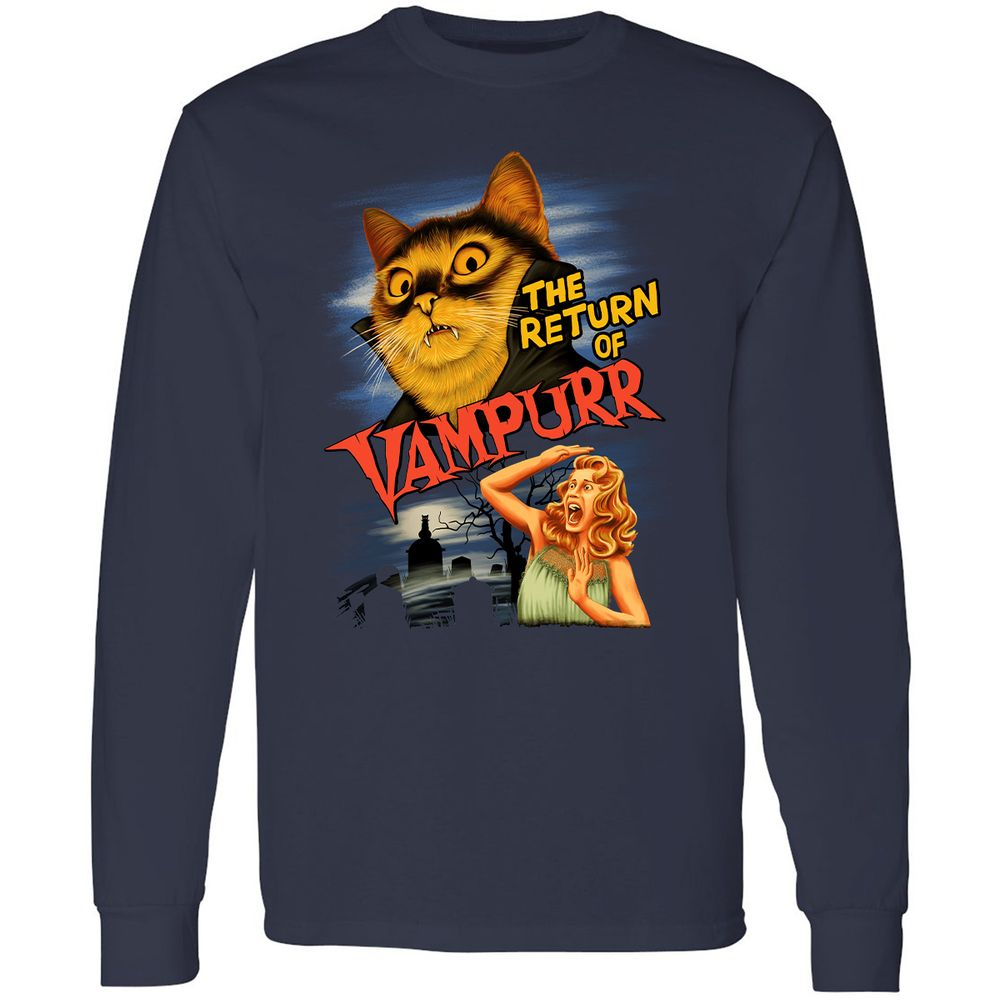 Long Sleeve T-Shirt - HH9MF6AG - Navy - 2