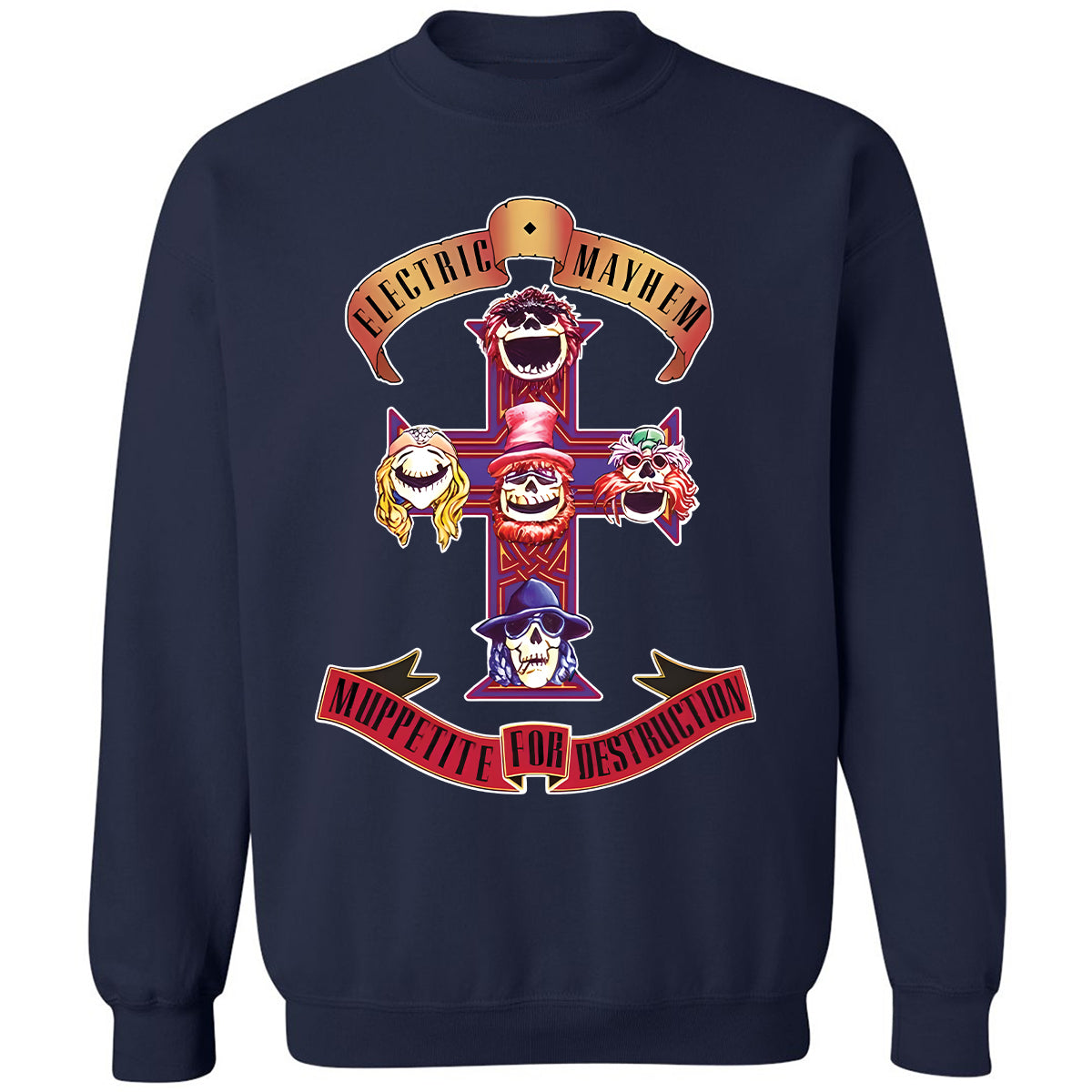 Classic Unisex Sweatshirt - QSDGEVQT - Navy - 2