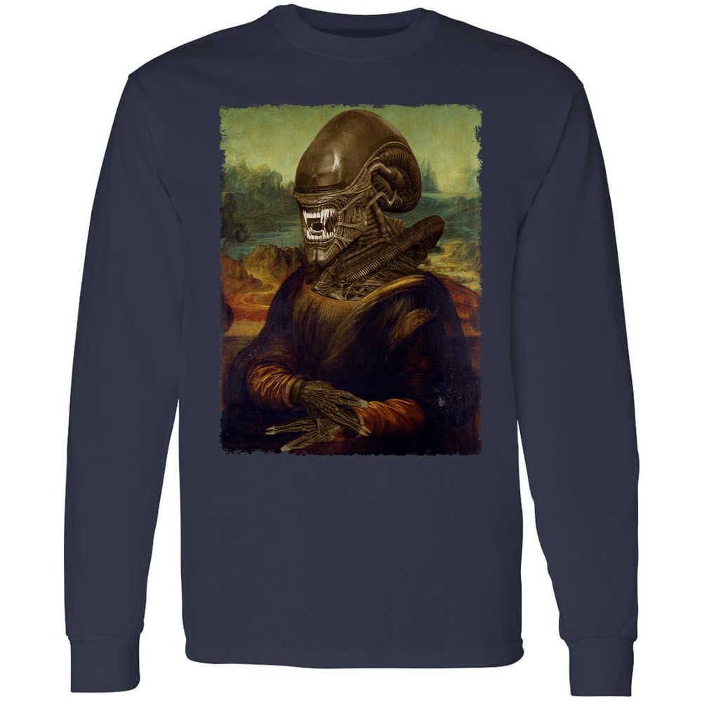 Long Sleeve T-Shirt - 1E86433E - Navy - 2