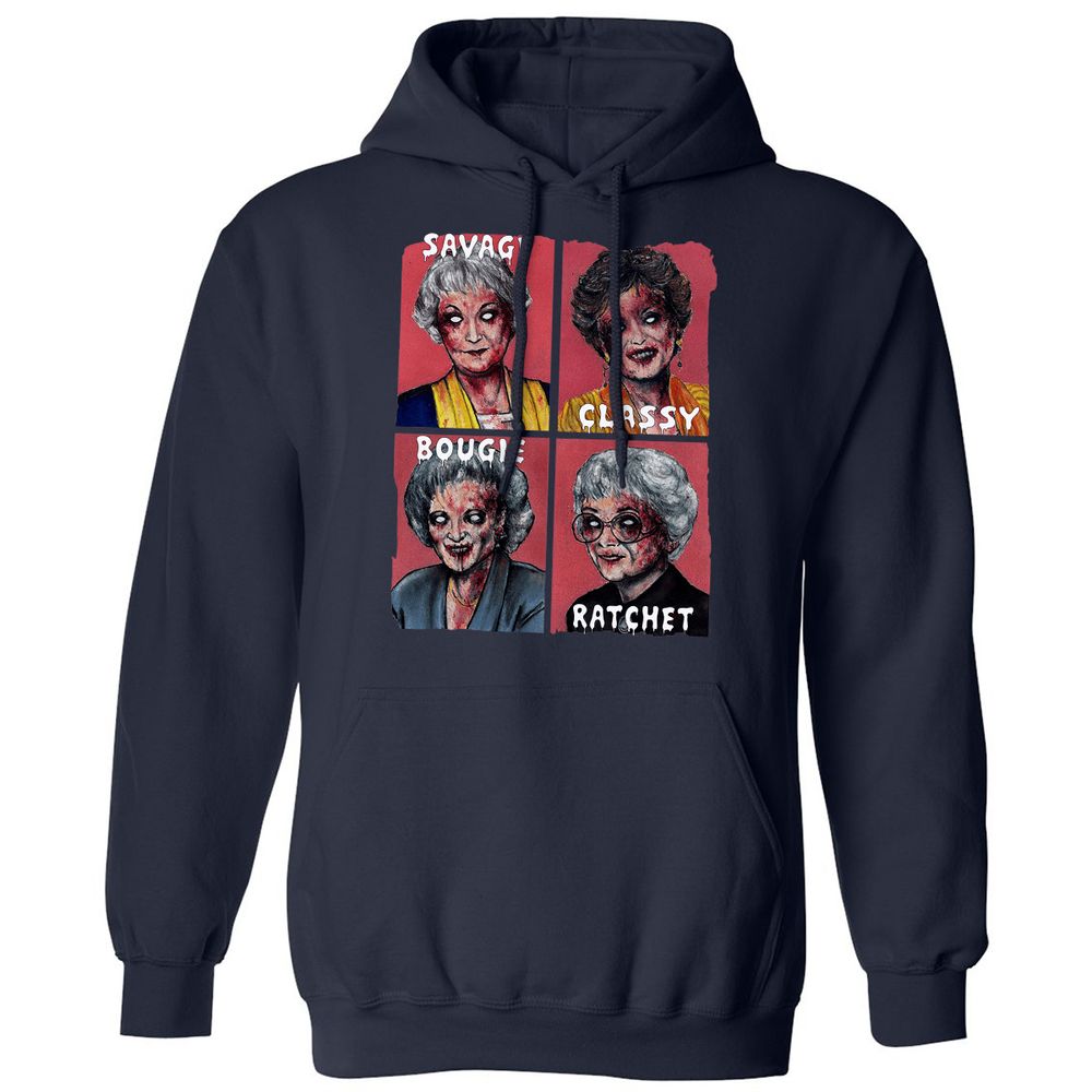 Classic Unisex Hoodie - 6FM9UL62 - Navy - 2