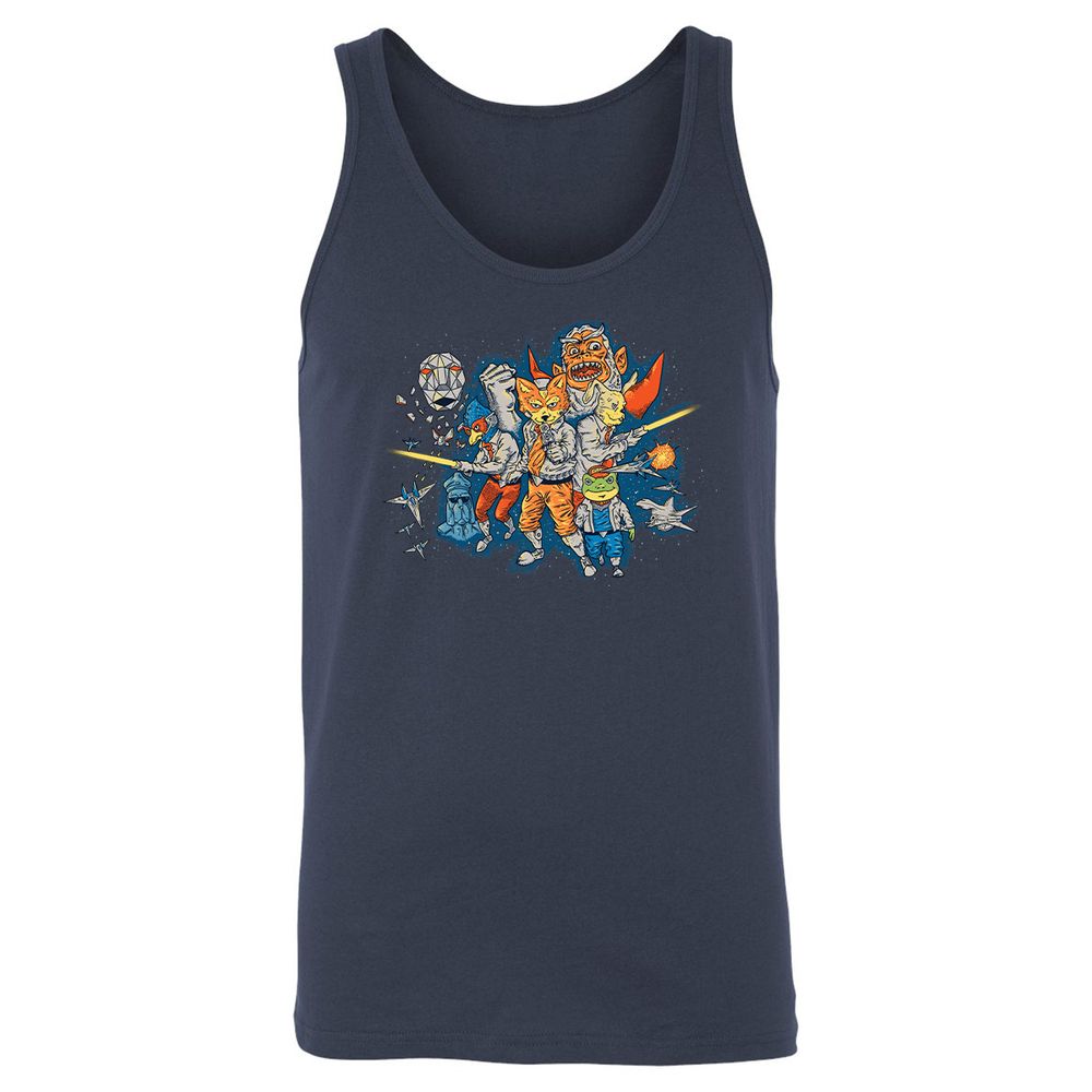 Unisex Jersey Tank - XQ45WR84 - Navy - 2