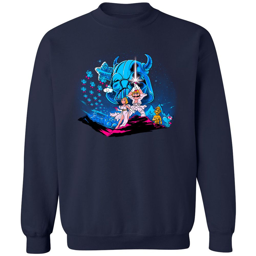 Classic Unisex Sweatshirt - 4KWWJJ9F - Navy - 2